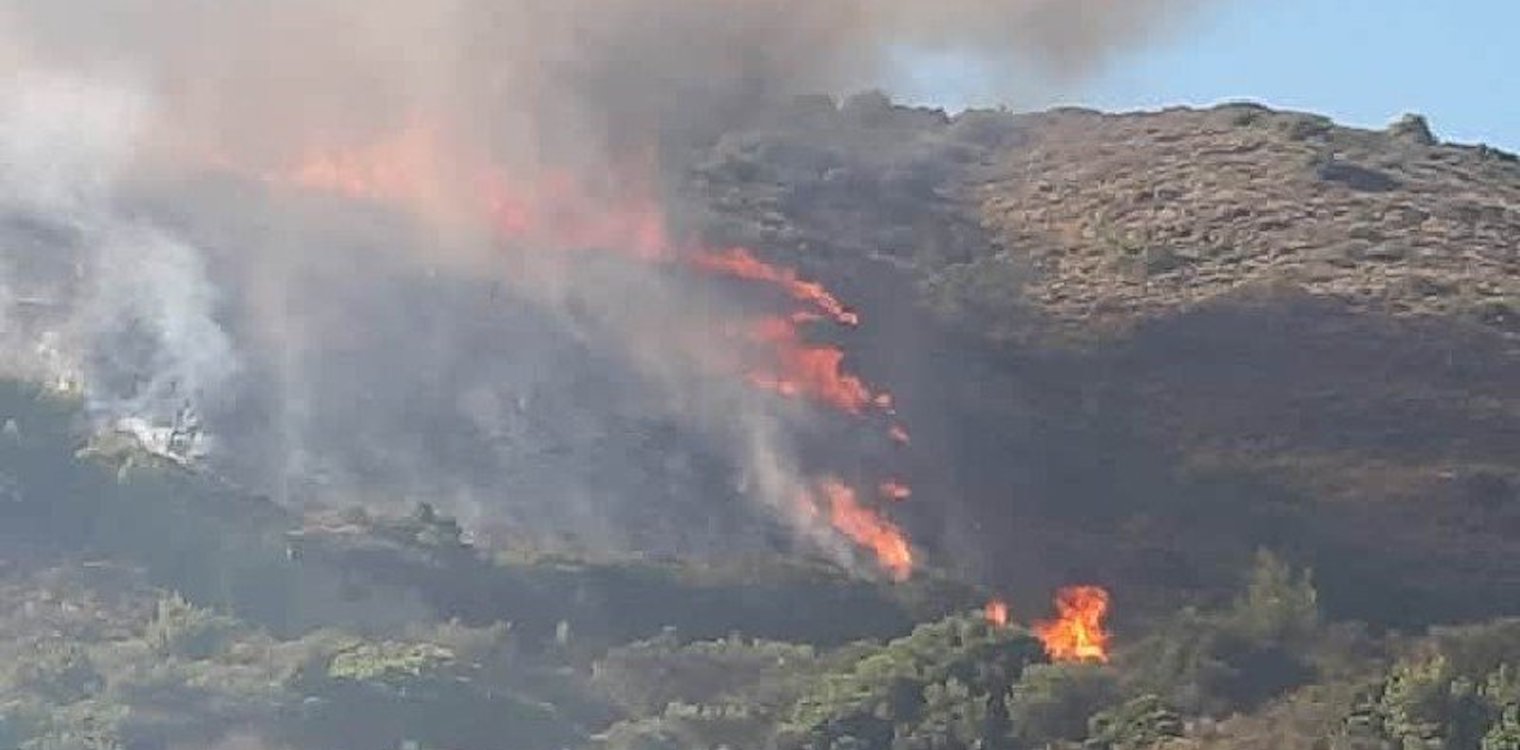 Φωτιά στη Δάφνη Ζακύνθου