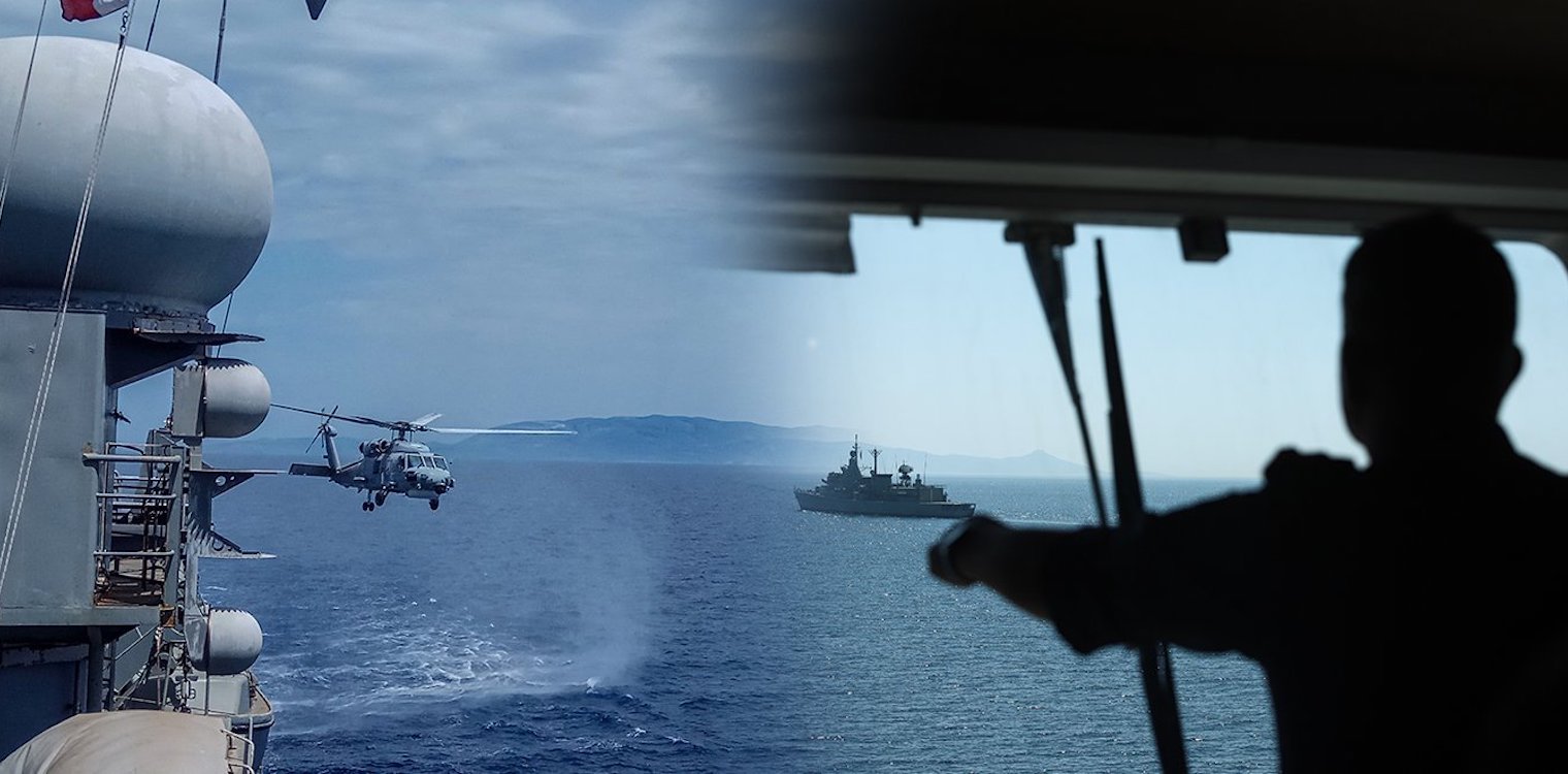 Ανοιχτά του Καστελόριζου 17 τουρκικά πλοία - Στο Αιγαίο το 85% του ελληνικού στόλου
