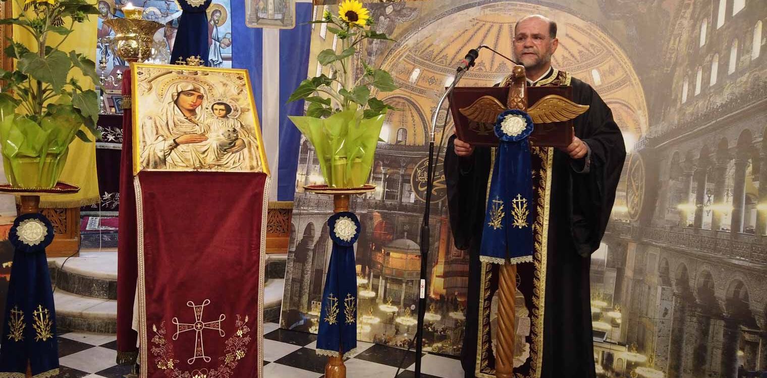 Παρακλητική Ικεσία στην Υπέρμαχο Στρατηγό για την «Αγιά Σοφιά», στον Ι.Ν. Αγ. Σπυρίδωνος Πύργου