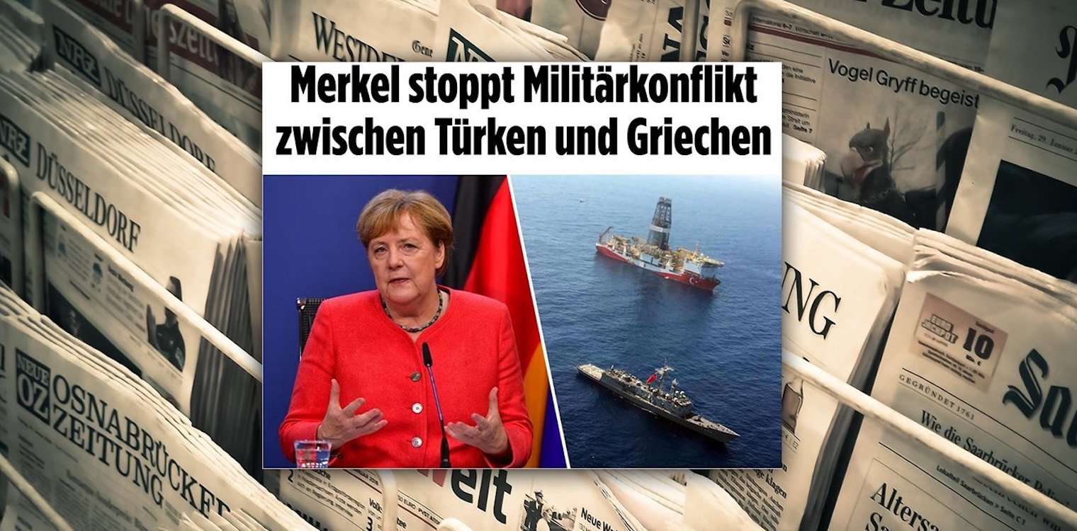Bild: Η Μέρκελ σταμάτησε τη στρατιωτική σύγκρουση μεταξύ Τούρκων και Ελλήνων