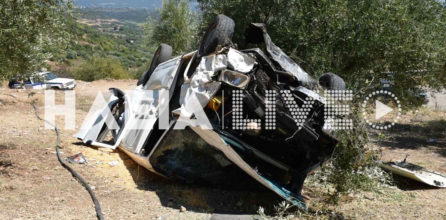 Αλιφείρα: Ένας 75χρονος νεκρός σε εκτροπή κλούβας (photos &amp; video)