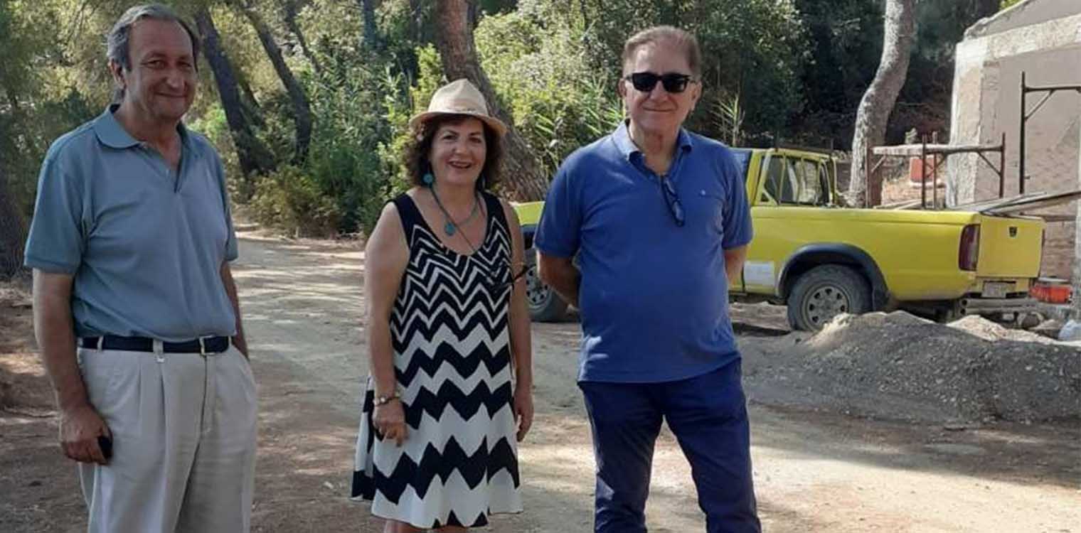 Γεωργοπούλου - Σαλτάρη: Επίσκεψη σε Καϊάφα για τα έργα στο νησάκι της Αγ. Αικατερίνης