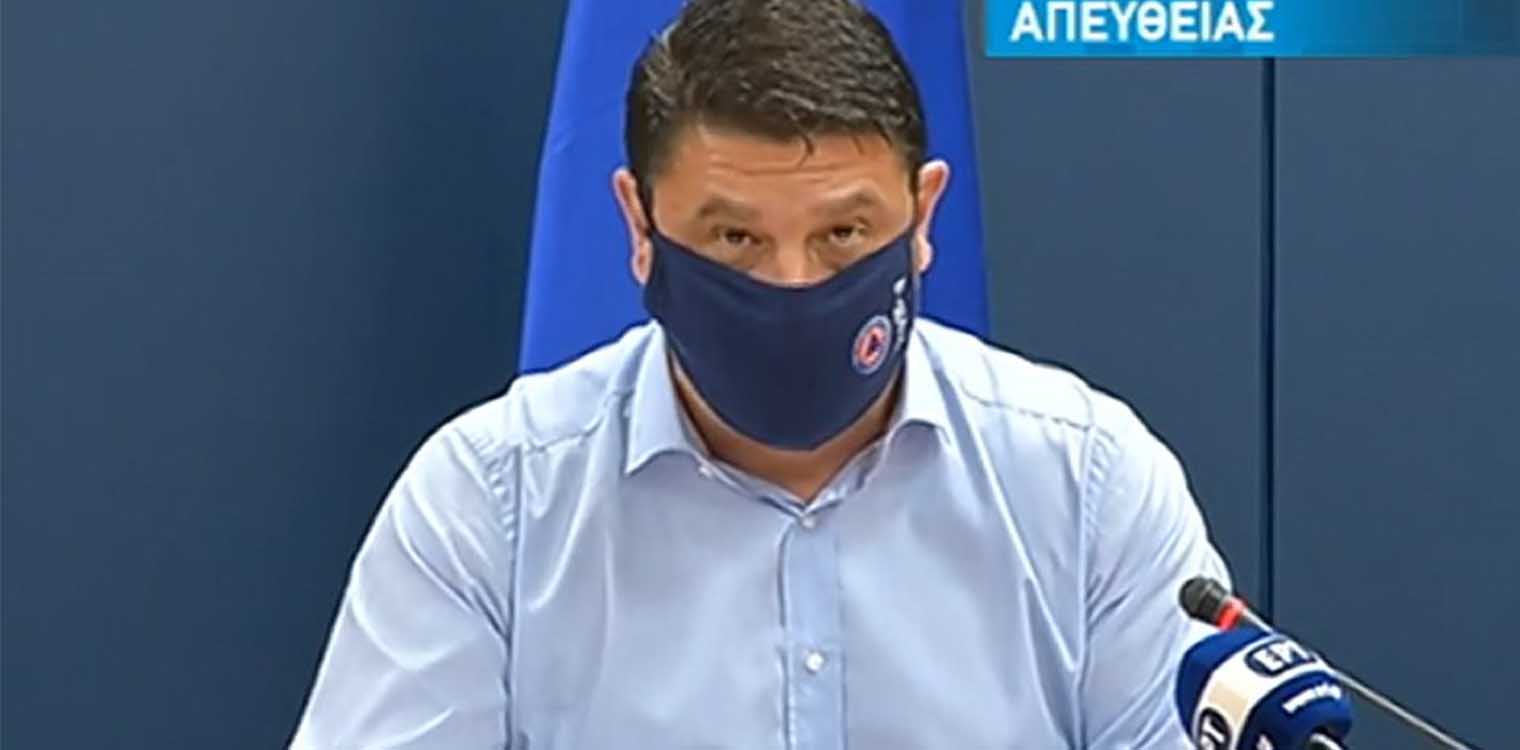 Live oι ανακοινώσεις του Νίκου Χαρδαλιά: Ωράριο σε κέντρα διασκέδασης αν και όπου χρειαστεί