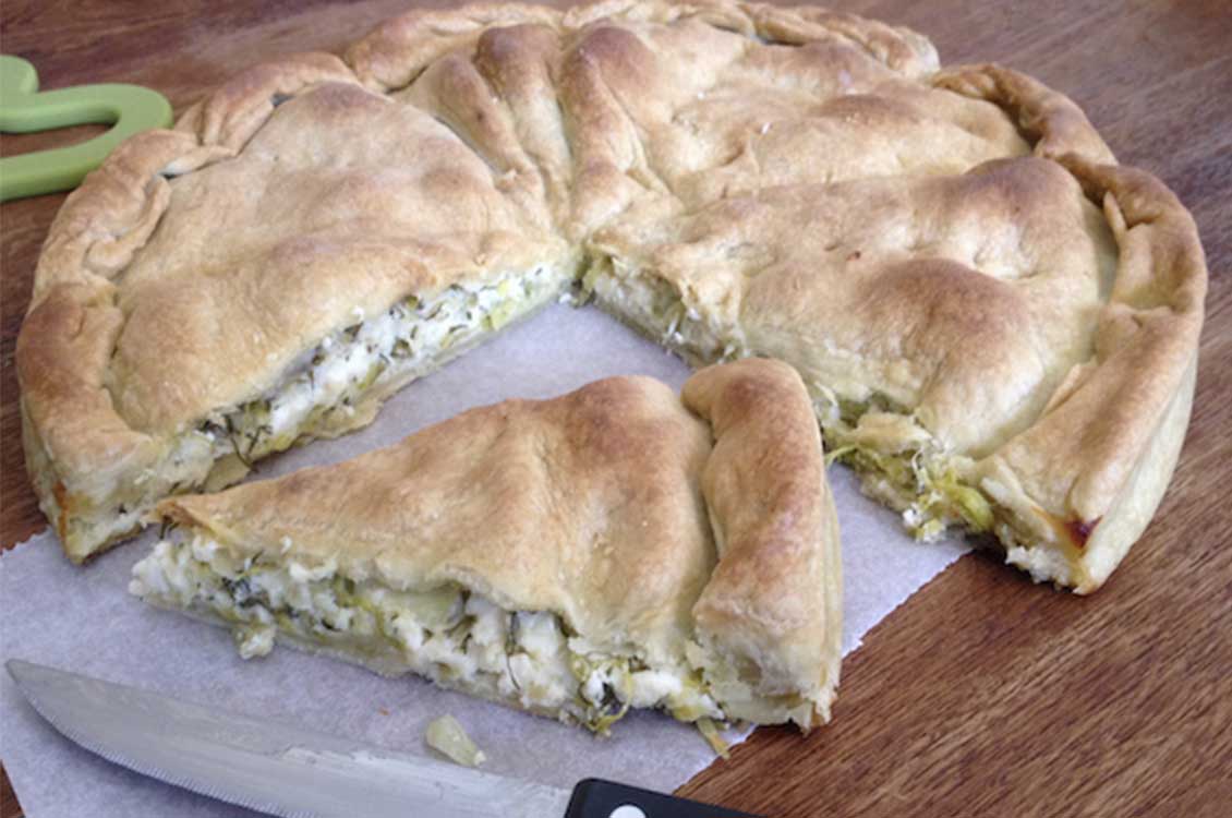 Τυρόπιτα με πράσα