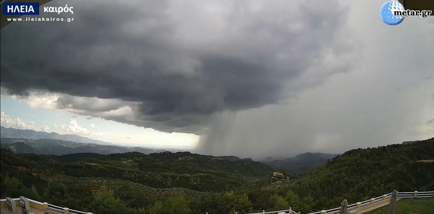 Ηλεία: Εντυπωσιακό timelapse video με το πέρασμα της καταιγίδας το Σάββατο