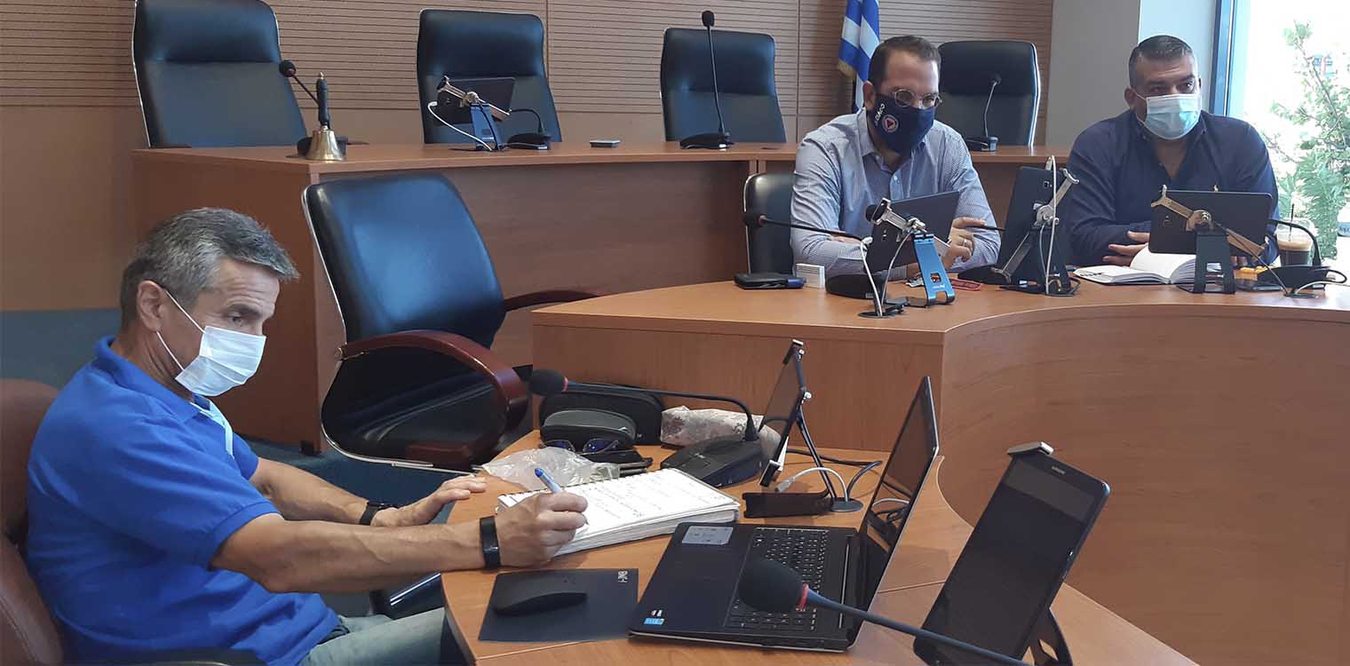 Σύσκεψη για την εξέλιξη των έργων που εκτελούνται από την ΠΔΕ και χρηματοδοτούνται από το Πρόγραμμα Δημοσίων Επενδύσεων