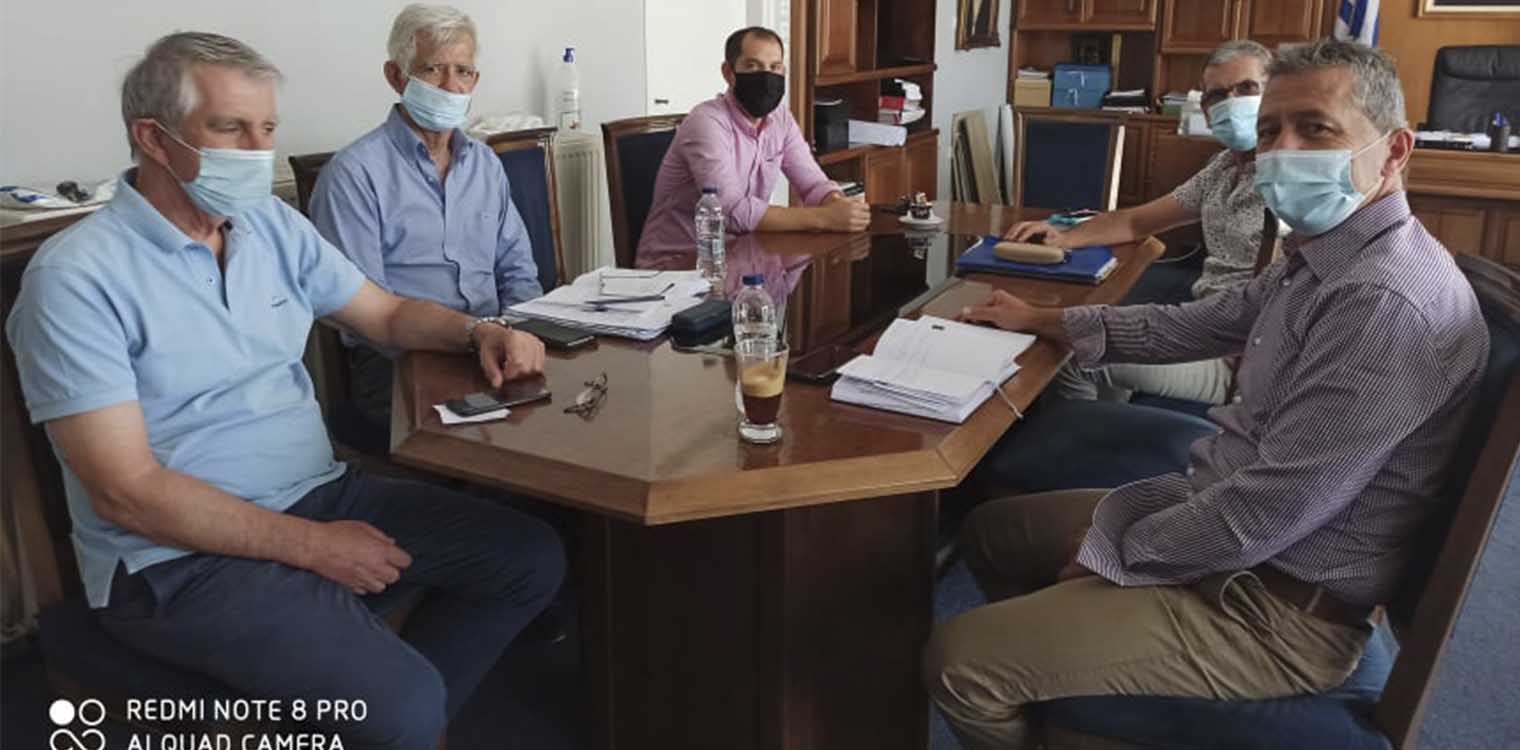 Δήμος ήλιδας: Συνάντηση Παπαδόπουλου με Διευθυντή πρωτοβάθμιας εκπαίδευσης Ν. Κλάδη