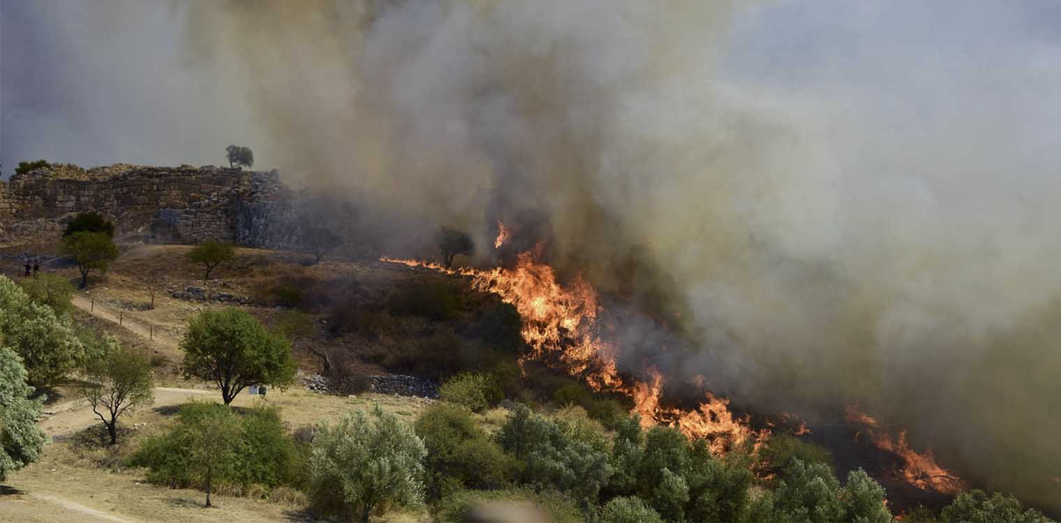 Εικόνες θλίψης στις Μυκήνες: Ποιες περιοχές επλήγησαν στον αρχαιολογικό χώρο