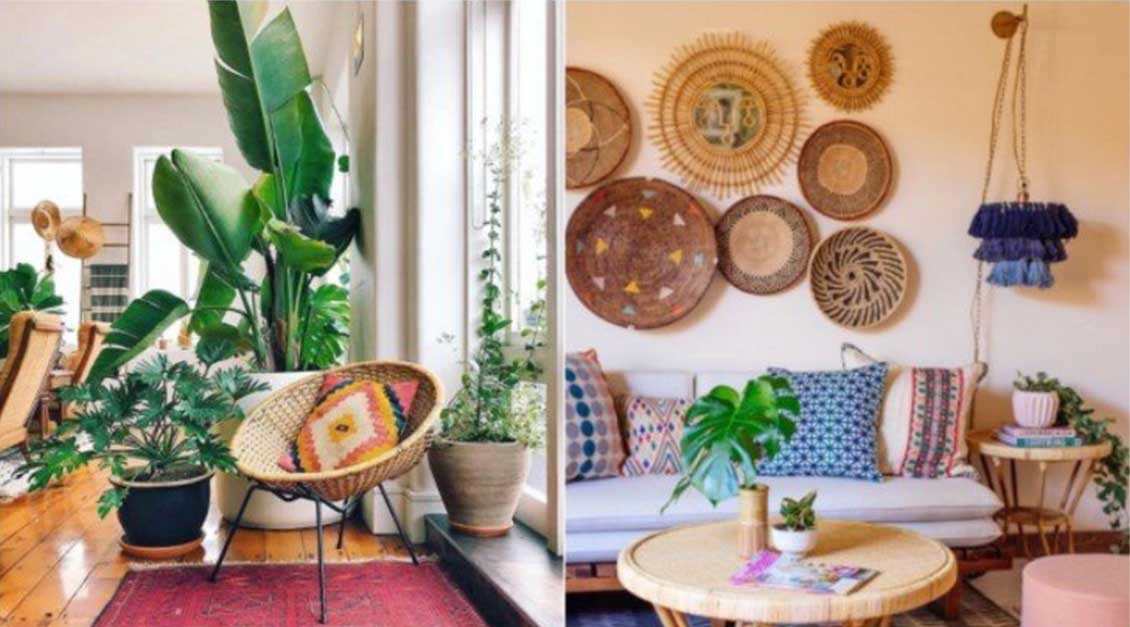 5 Όμορφες ιδέες για να διακοσμήσεις ένα boho σαλόνι!