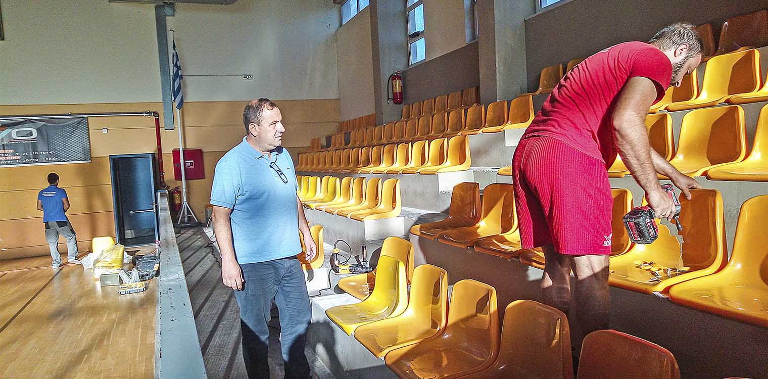 Δήμος Αρχ. Ολυμπίας: Συντήρηση και εκσυγχρονισμός αθλητικών εγκαταστάσεων