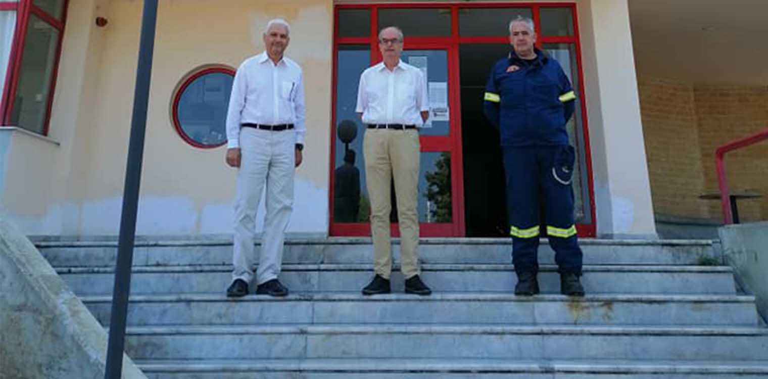 Στην Πυροσβεστική Υπηρεσία της ΒΙΠΕ Πατρών ο Φ. Ζαίμης