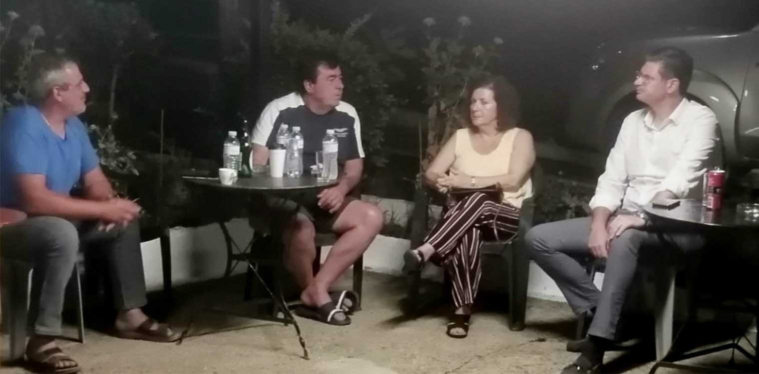Επίσκεψη κλιμακίου του Σύριζα Ηλείας στην Δάφνη Δήμου Ήλιδας