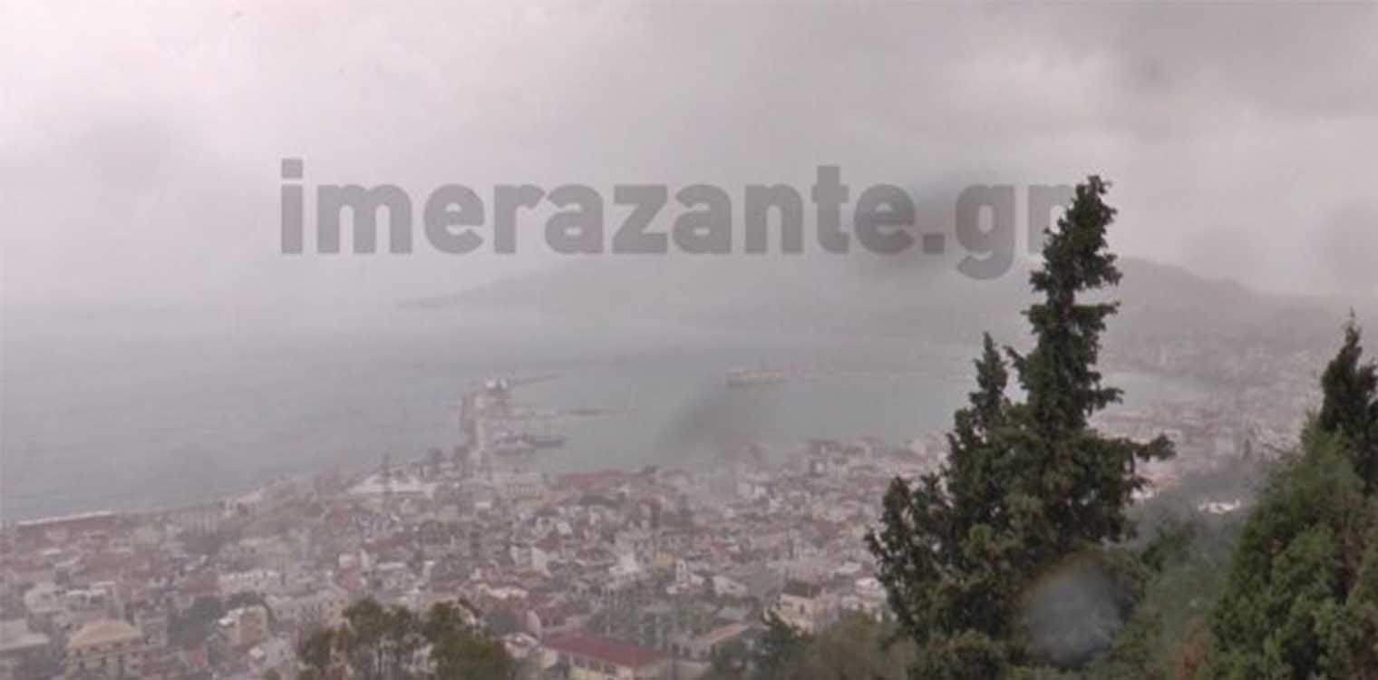 Κακοκαιρία Ιανός: Η Ζάκυνθος στο μάτι το μεσογειακού κυκλώνα - Οι πρώτες εικόνες