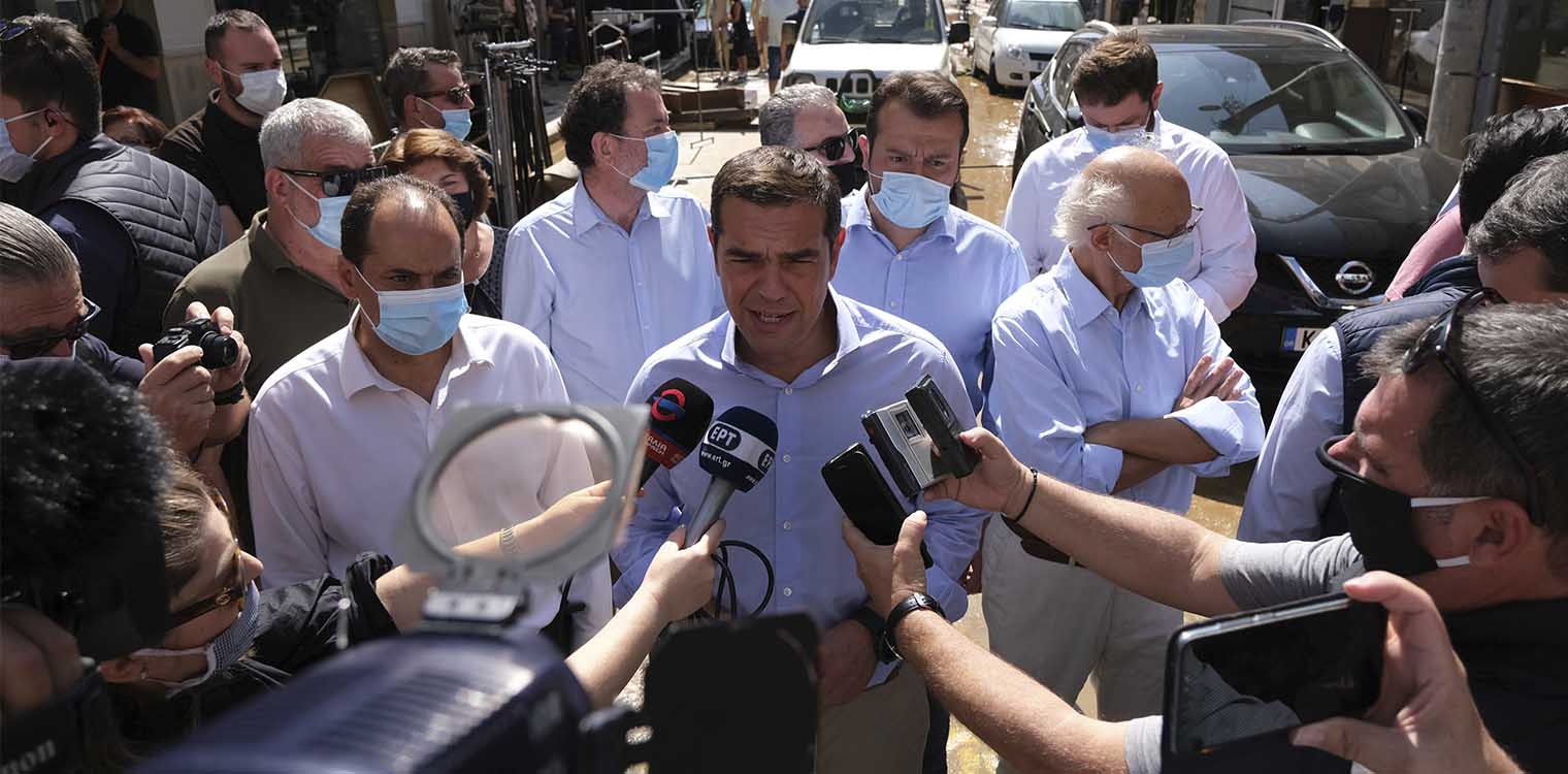 Καρδίτσα - Τσίπρας: Ασπιρίνες οι ανακοινώσεις της κυβέρνησης για να αντιμετωπίσουν μια ολική καταστροφή