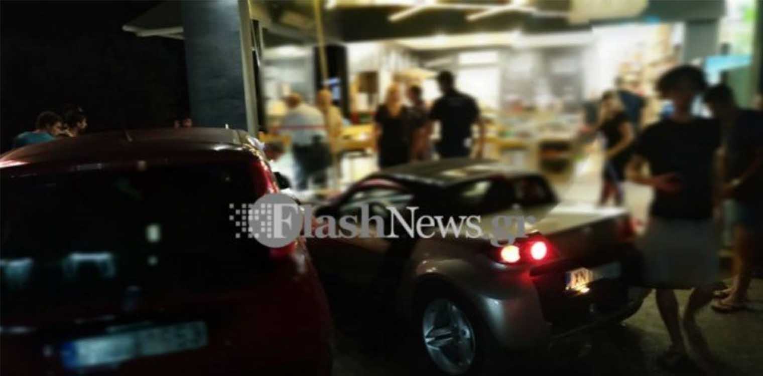 Χανιά: Αλβανός μπούκαρε με αυτοκίνητο σε κατάστημα για να χτυπήσει συμπατριώτη του - Δείτε φωτογραφίες