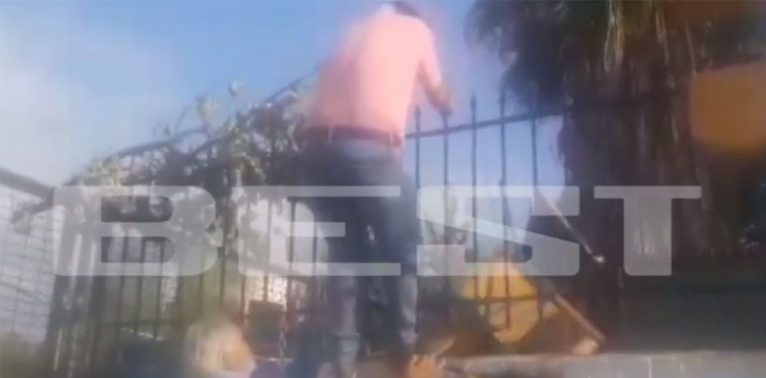 Κατάληψη σε σχολείο: Πατέρας πάει να μπει μέσα και... τρώει καρέκλα