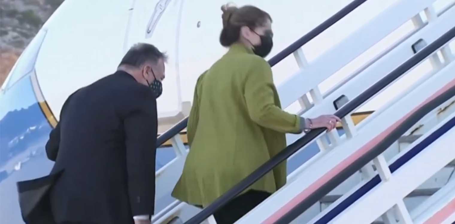 Αναχώρησε από την Κρήτη ο Πομπέο (video)