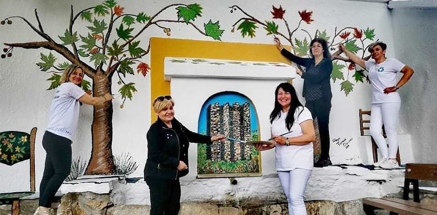 Θεσσαλονίκη: Γαλάτιστα, το χωριό με τις ζωγραφισμένες βρύσες