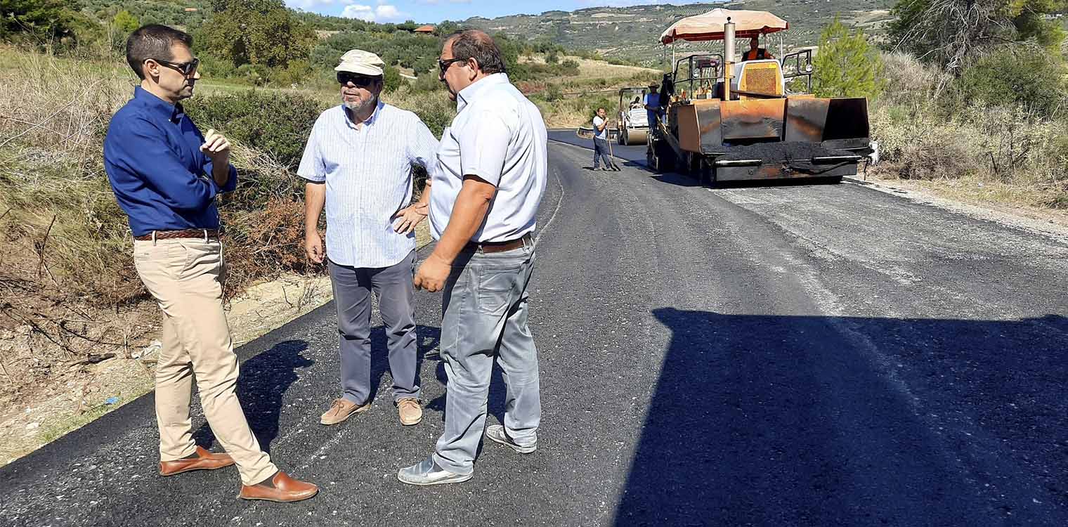 Επίβλεψη Γιαννόπουλου σε εργασίες συντήρησης του Οδικού Δικτύου στο Γούμερο