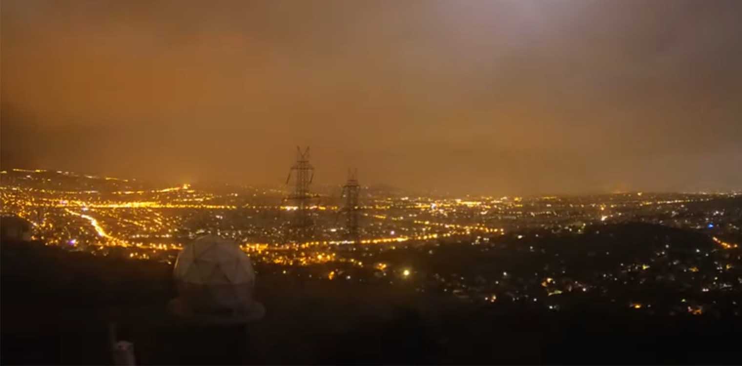 Καιρός: Η καταιγίδα στην Αθήνα σε βίντεο του meteo