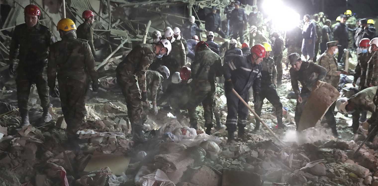 Αζερμπαϊτζάν: Τουλάχιστον 12 νεκροί και 40 τραυματίες σε επίθεση με πυραύλους στην Γκαντσά