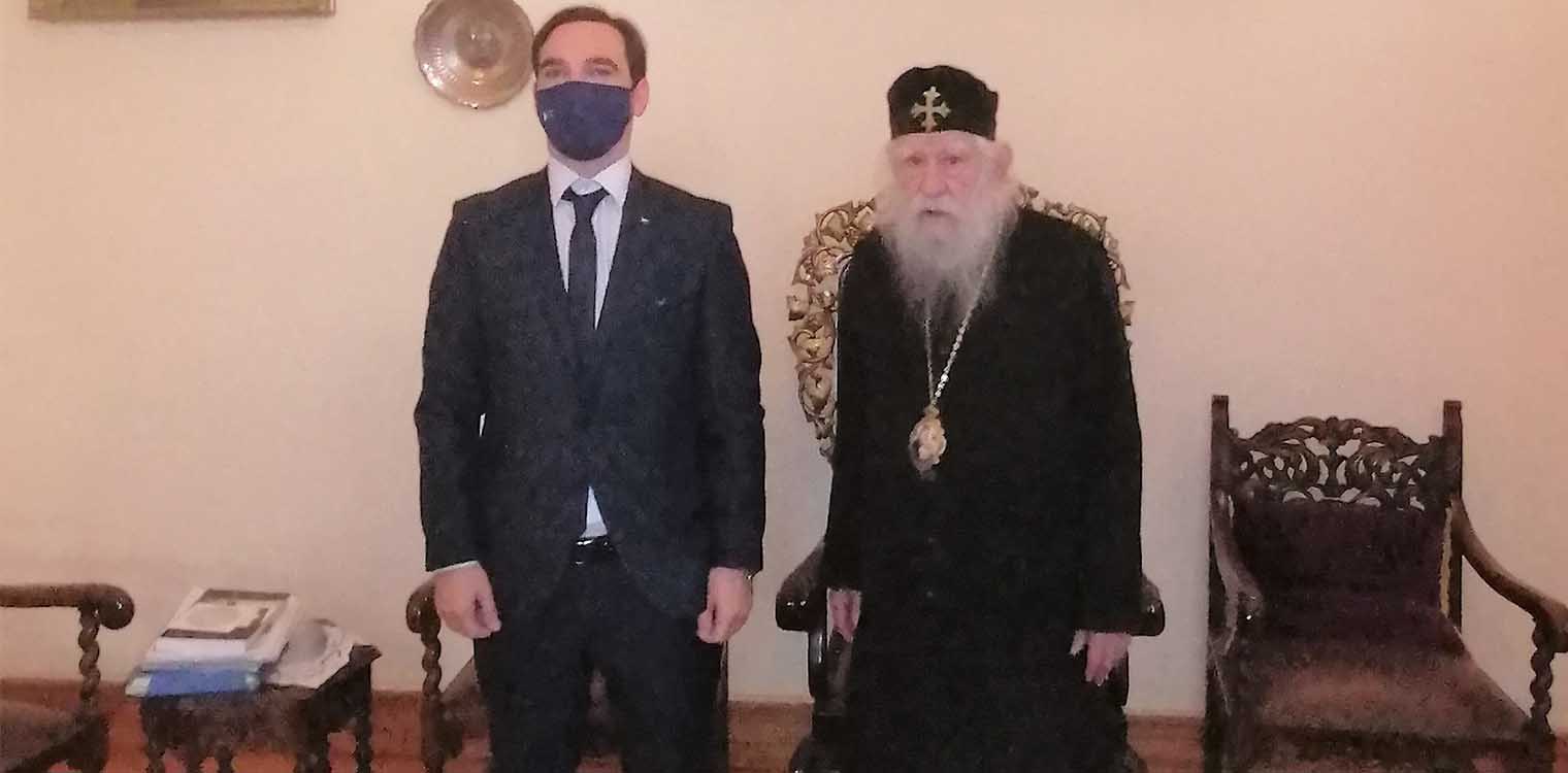 Εθιμοτυπική επίσκεψη Δ. Νικολακόπουλου στον Μητροπολίτη Ηλείας κ.κ. Γερμανό