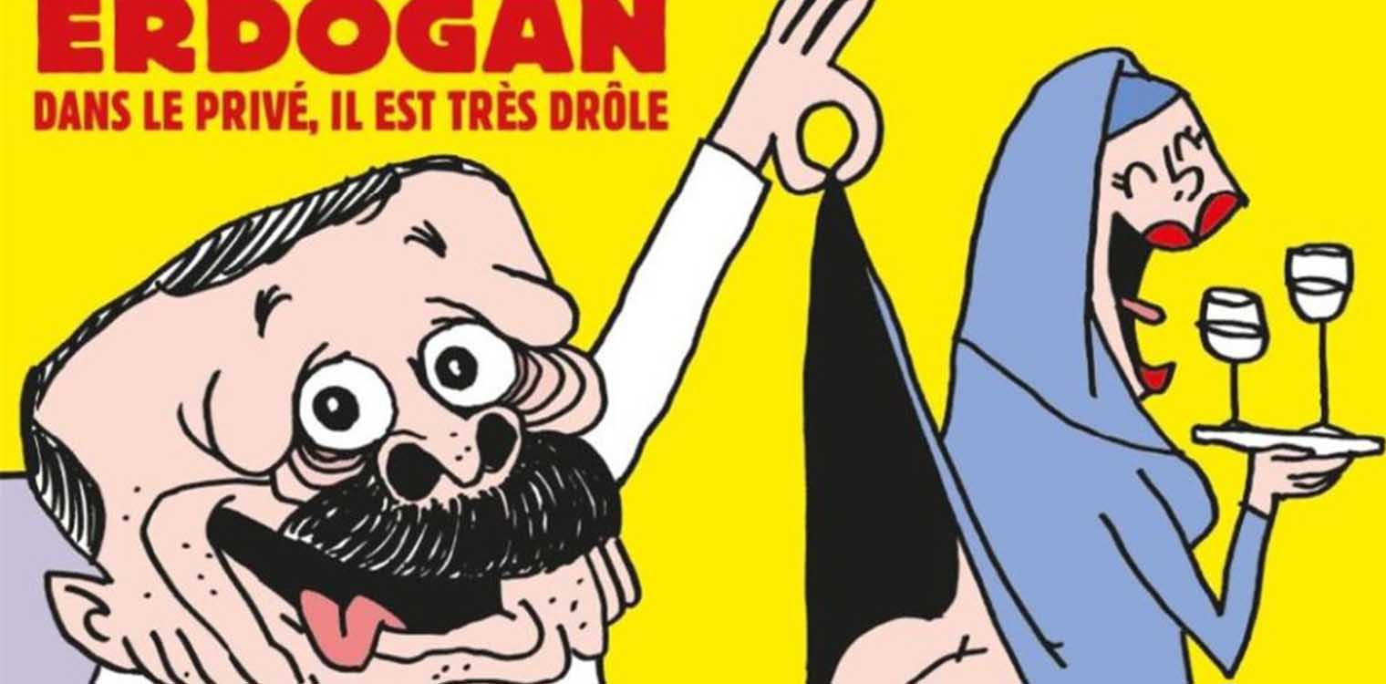 Το Charlie Hebdo «ξεγυμνώνει» τον Ταγίπ Ερντογάν