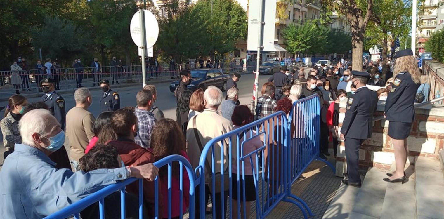 Εορτασμός Αγίου Δημητρίου: Συνωστισμός και μικροεντάσεις για τον Πολιούχο της Θεσσαλονίκης