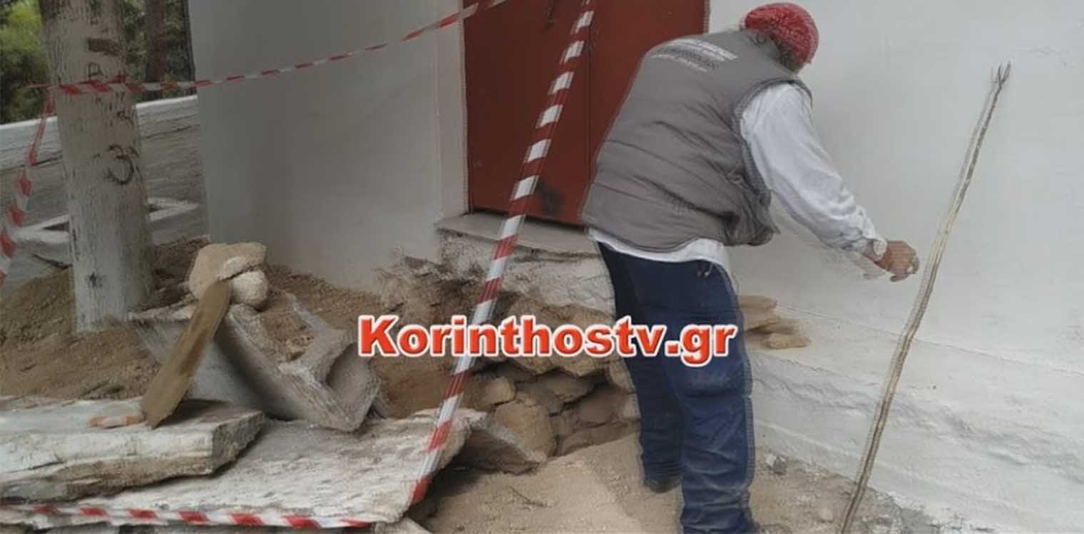 Επίδοξοι «Ιντιάνα» Τζόουνς έσκαψαν έξω από εκκλησία στον Ακροκόρινθο
