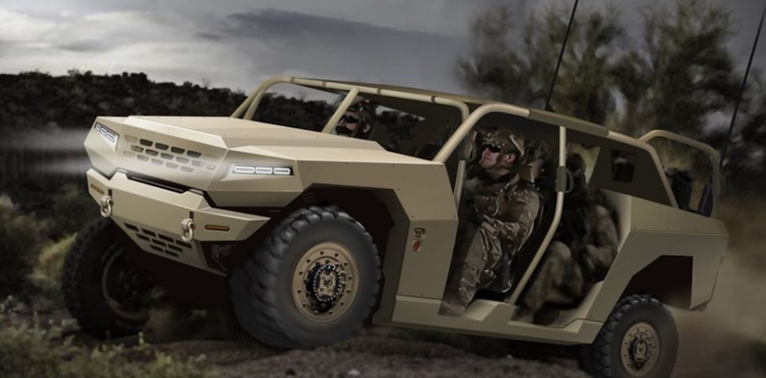 Στρατιωτικό όχημα τύπου Hummer από την KIA