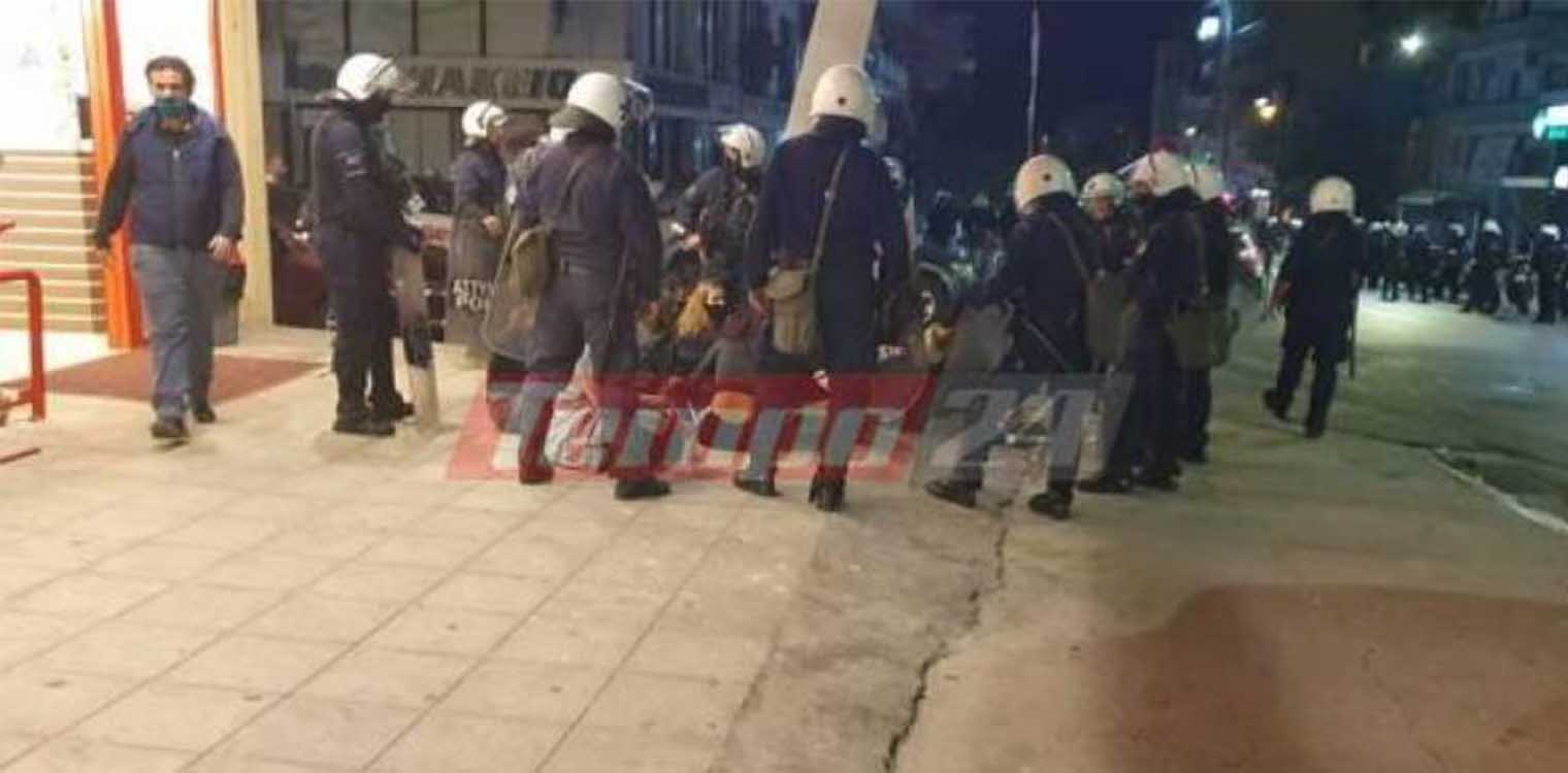 Πάτρα - Πολυτεχνείο: Επεισόδια με φωτιές σε κάδους στην Κορίνθου - "Εισβολή" σε σούπερ μάρκετ (photos-video)