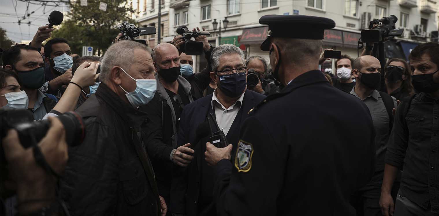Το ΚΚΕ καταδικάζει «το σημερινό όργιο κυβερνητικού αυταρχισμού, αστυνομικής βίας και καταστολής»