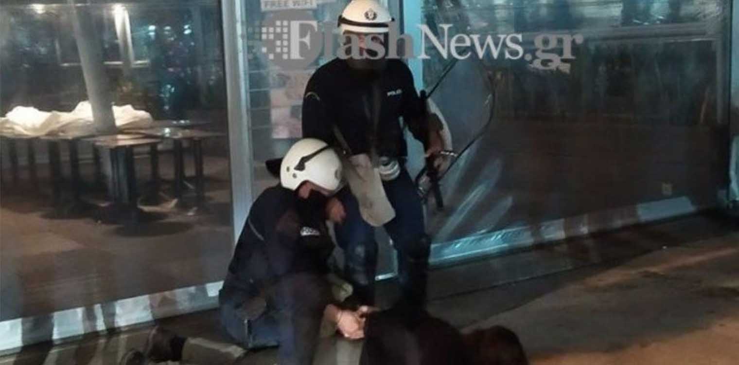 Επεισόδια στο Ηράκλειο στη συγκέντρωση για το Πολυτεχνείο (photos)