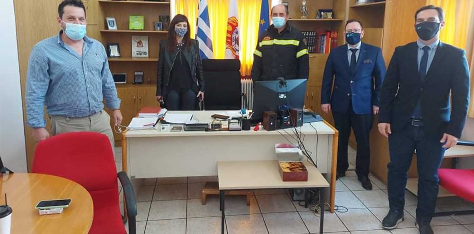 Περιφέρεια Δυτ. Ελλάδας: Επισκέψεις στα Σώματα Ασφαλείας της Ηλείας