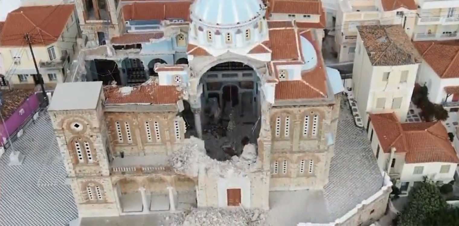Σεισμός στη Σάμο: Βίντεο δείχνει εικόνες καταστροφής αλλά και το τσουνάμι που ακολούθησε