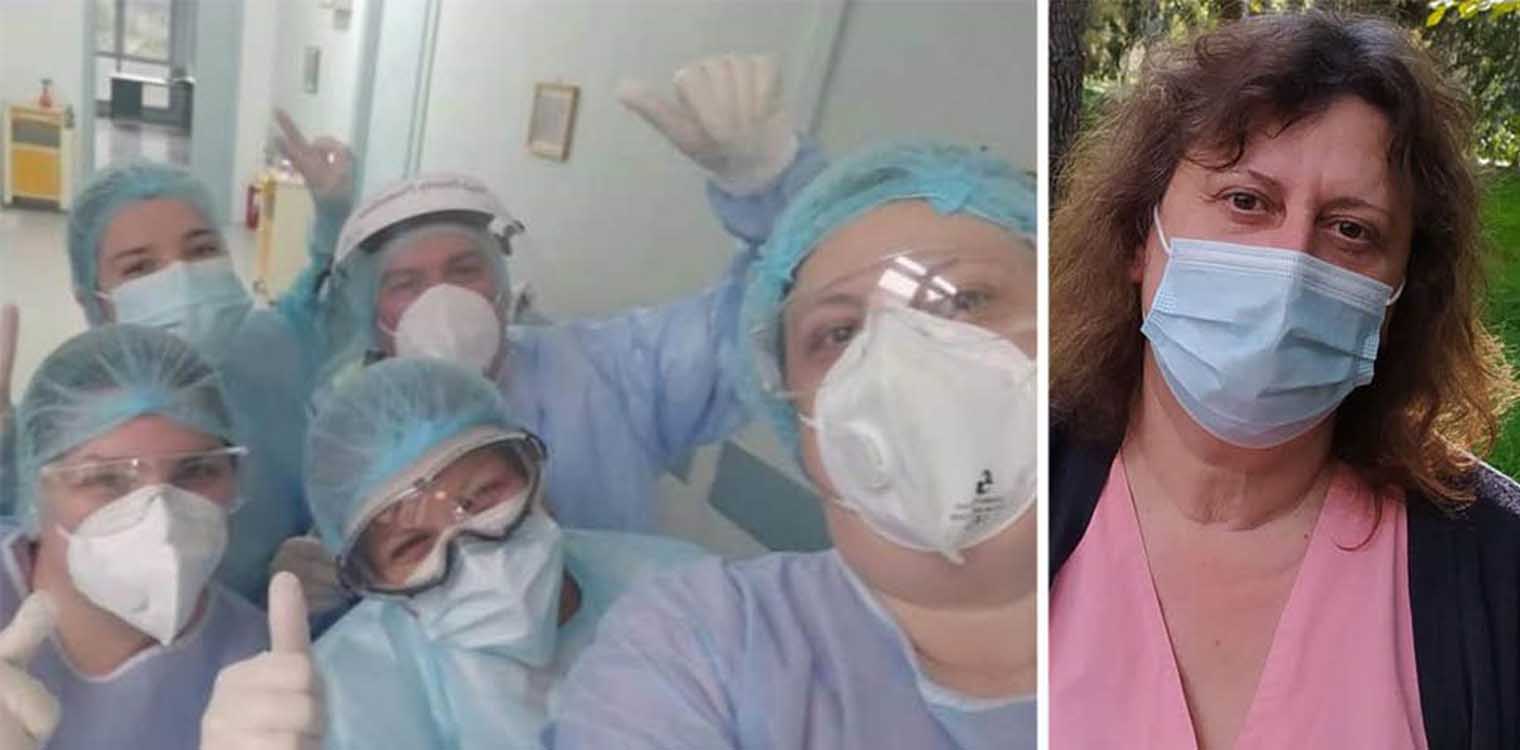 Η απίστευτη ιστορία της νοσηλεύτριας από το Σωτηρία: Διασωληνώθηκε, επέζησε και επέστρεψε στον θάλαμο Covid