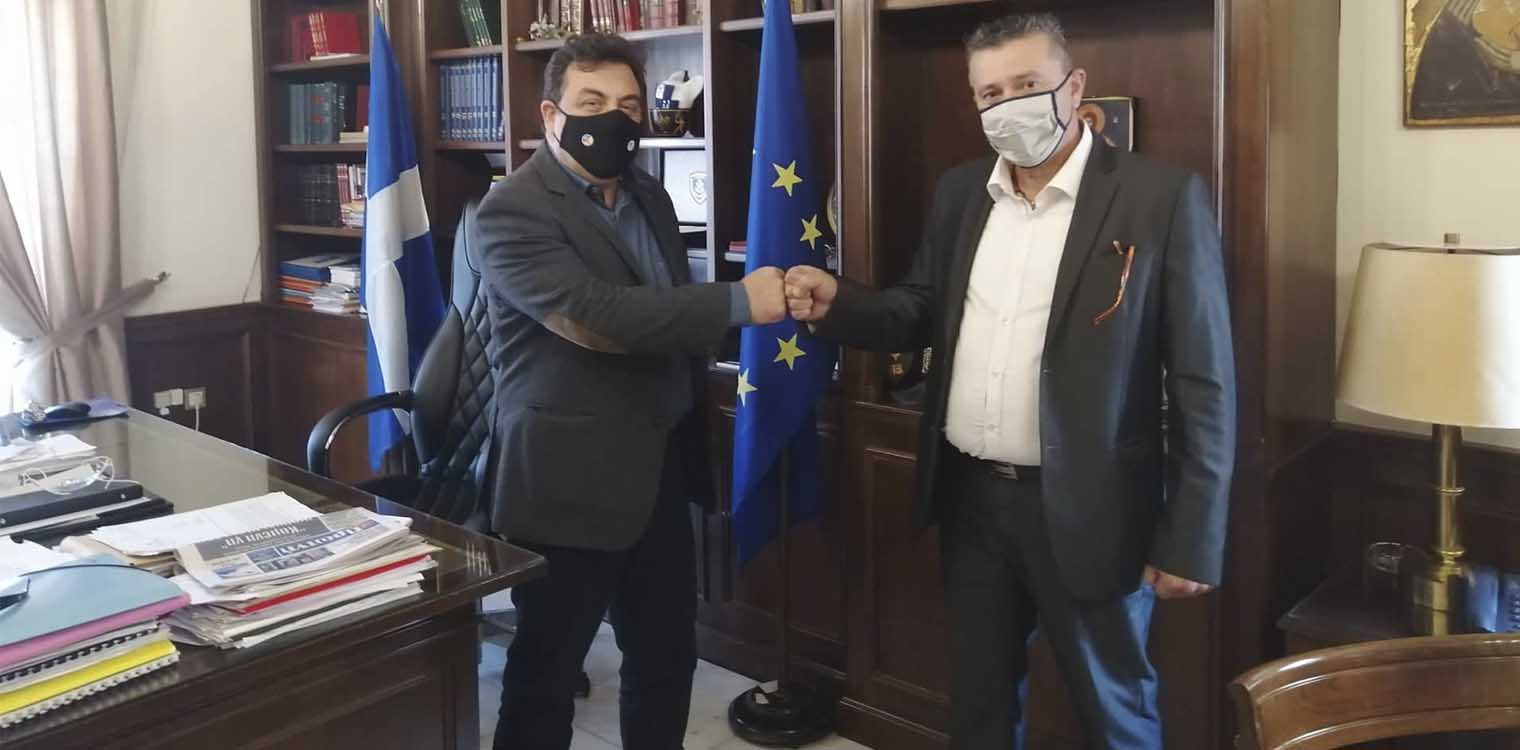 Αντωνακόπουλος: Συνάντηση με τον νέο πρόεδρο ΔΕΠ ΑΕ ΟΤΑ Β. Σεϊντή