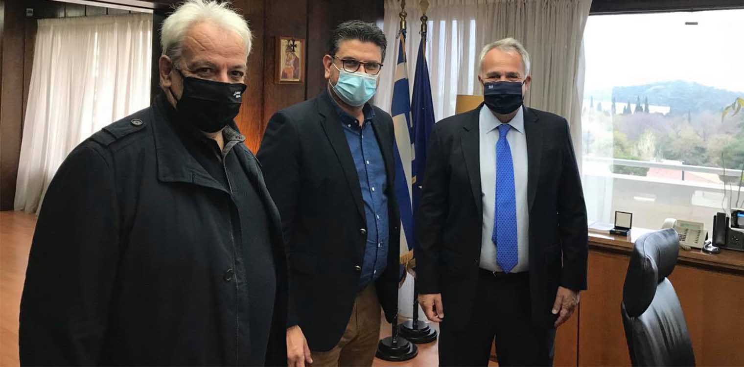 Επίσκεψη Λέντζα στον Υπουργό Εσωτερικών κ. Βορίδη