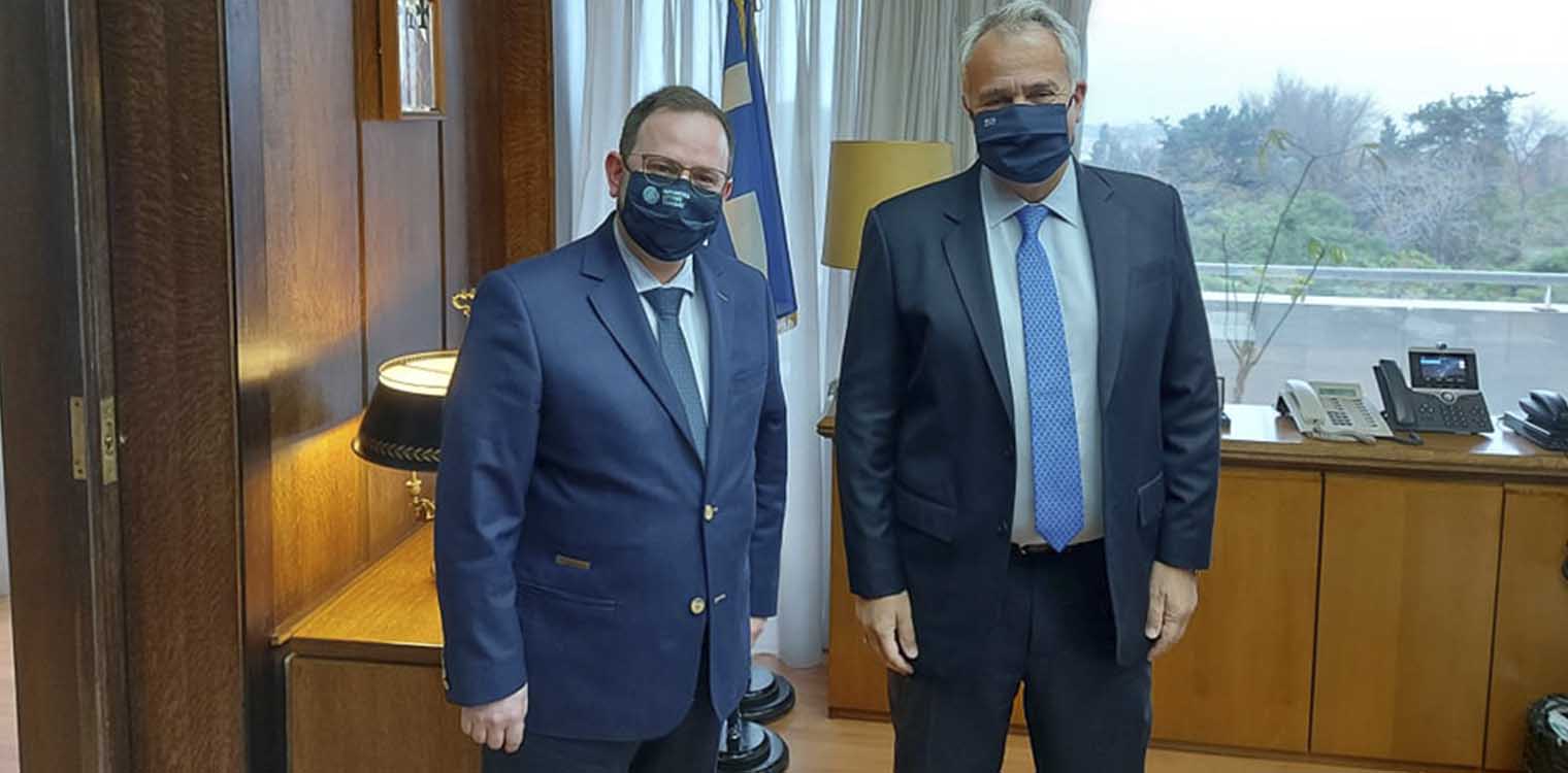 Στην Αθήνα με Βορίδη ο Αντιπεριφερειάρχης Πολιτισμού και Τουρισμού Ν. Κοροβέσης