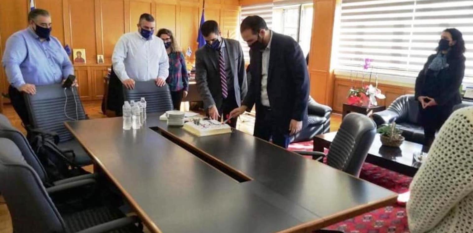Π.Ε. Ηλείας: Σε στενό κύκλο η κοπή πρωτοχρονιάτικης πίτας