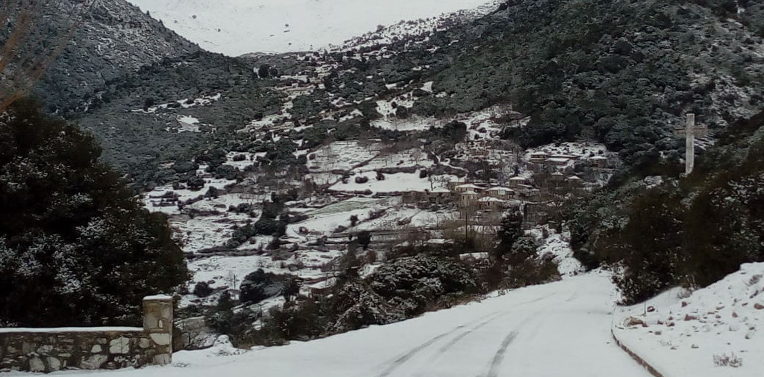 Ηλεία: Όμορφες χειμωνιάτικες εικόνες από την Αγ. Κυριακή