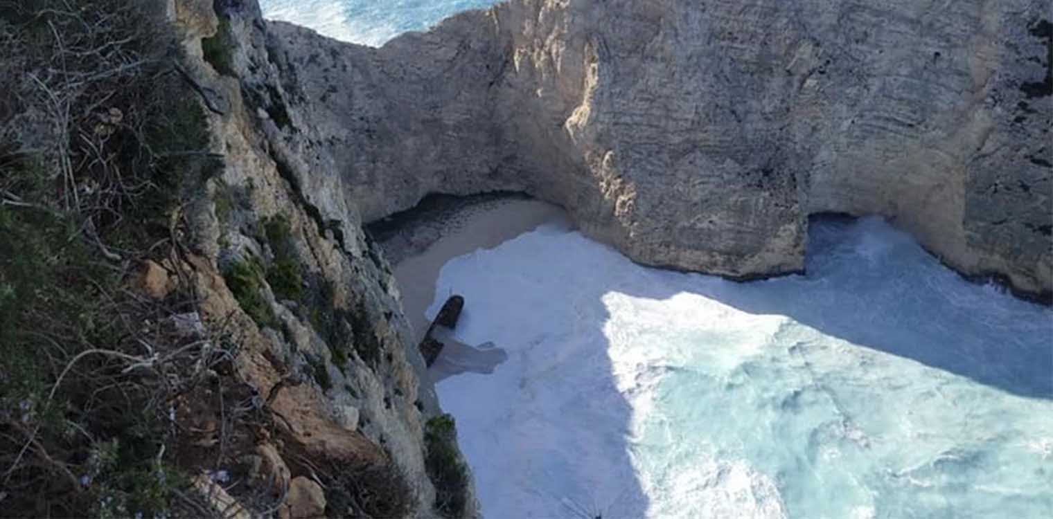 Zάκυνθος: Η άγρια ομορφιά του Ναυαγίου (video)