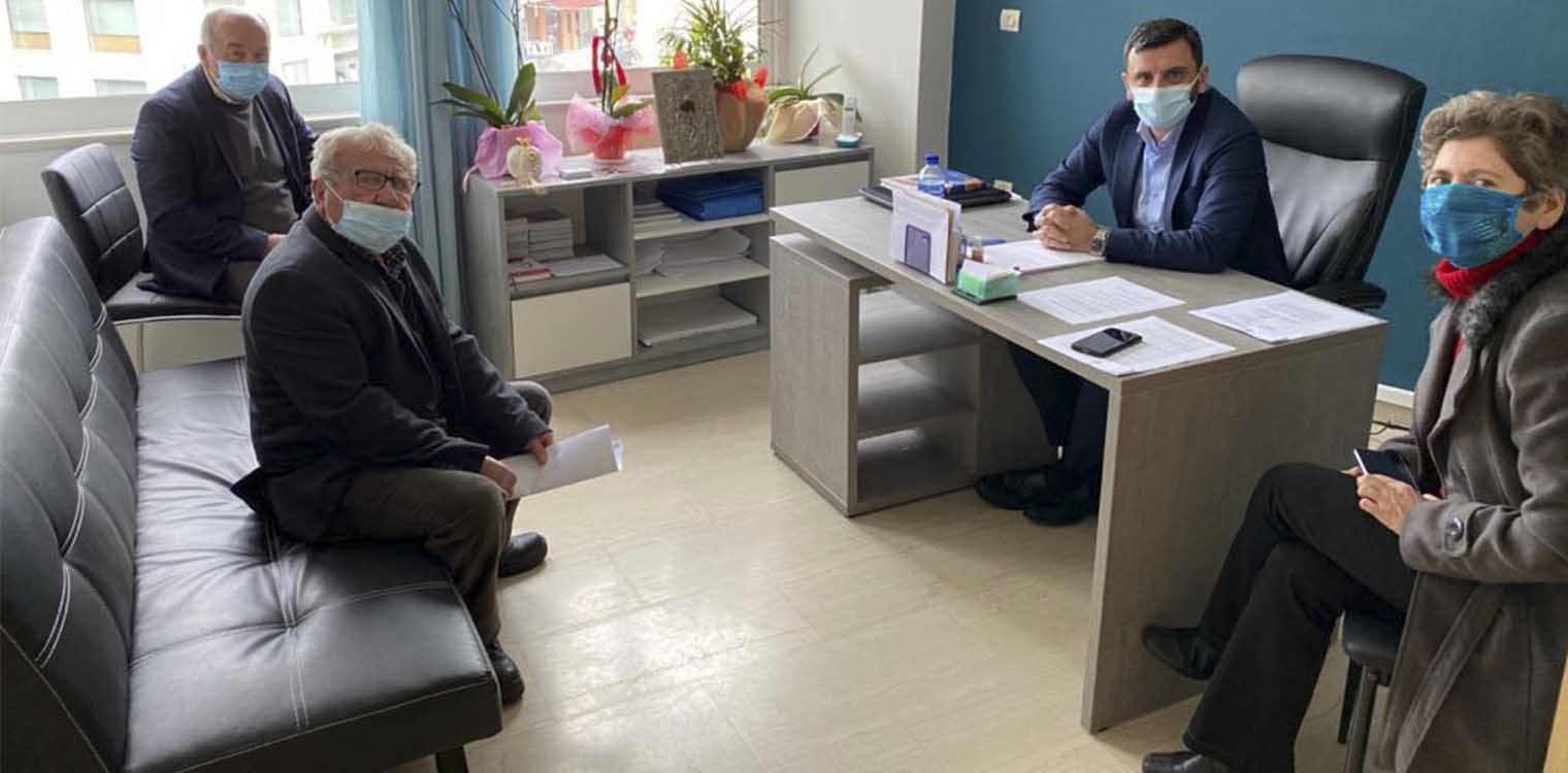 Πρόεδροι Κοινοτήτων του Δήμου Αρχ. Ολυμπίας στον κ. Νικολακόπουλο για αυτοδιοικητικά θέματα