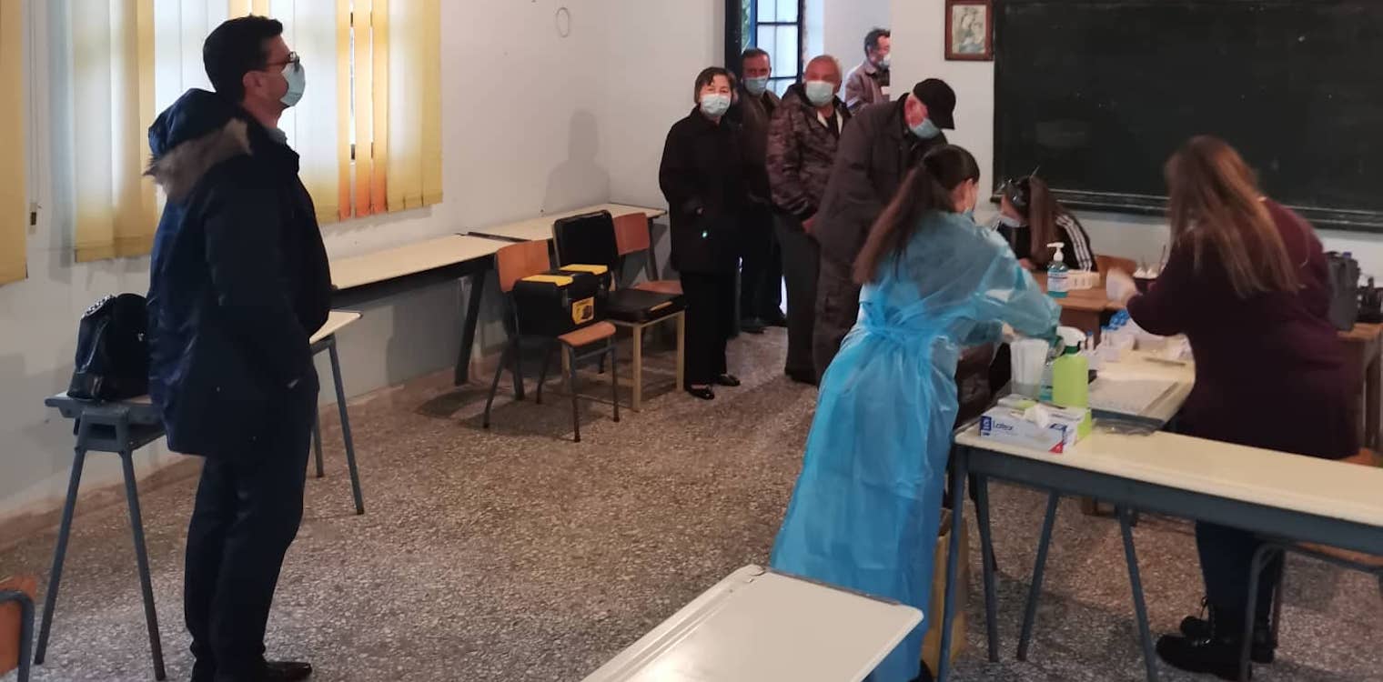 Μυρσίνη: Τρία νέα κρούσματα κορωνοϊού - Συνεχίζονται τα rapid test στο δήμο Ανδραβίδας - Κυλλήνης