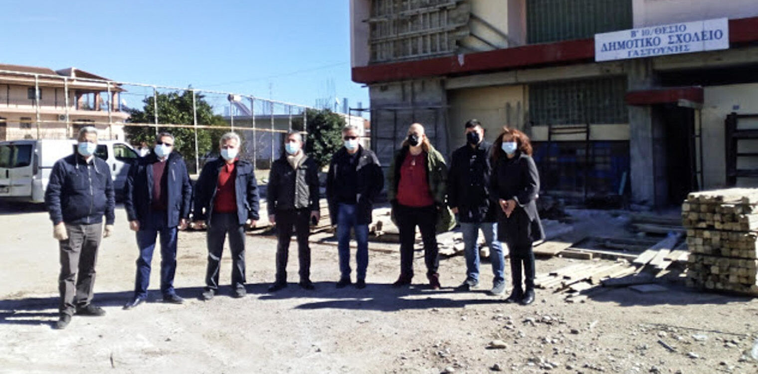 Με γοργούς ρυθμούς τα έργα στο 2ο Δημοτικό Γαστούνης