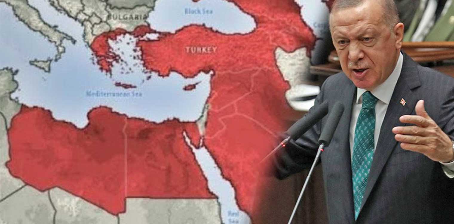Προκλητικός χάρτης της Stratfor: «Σε αυτές τις χώρες θα ασκεί επιρροή η Τουρκία έως το 2050»
