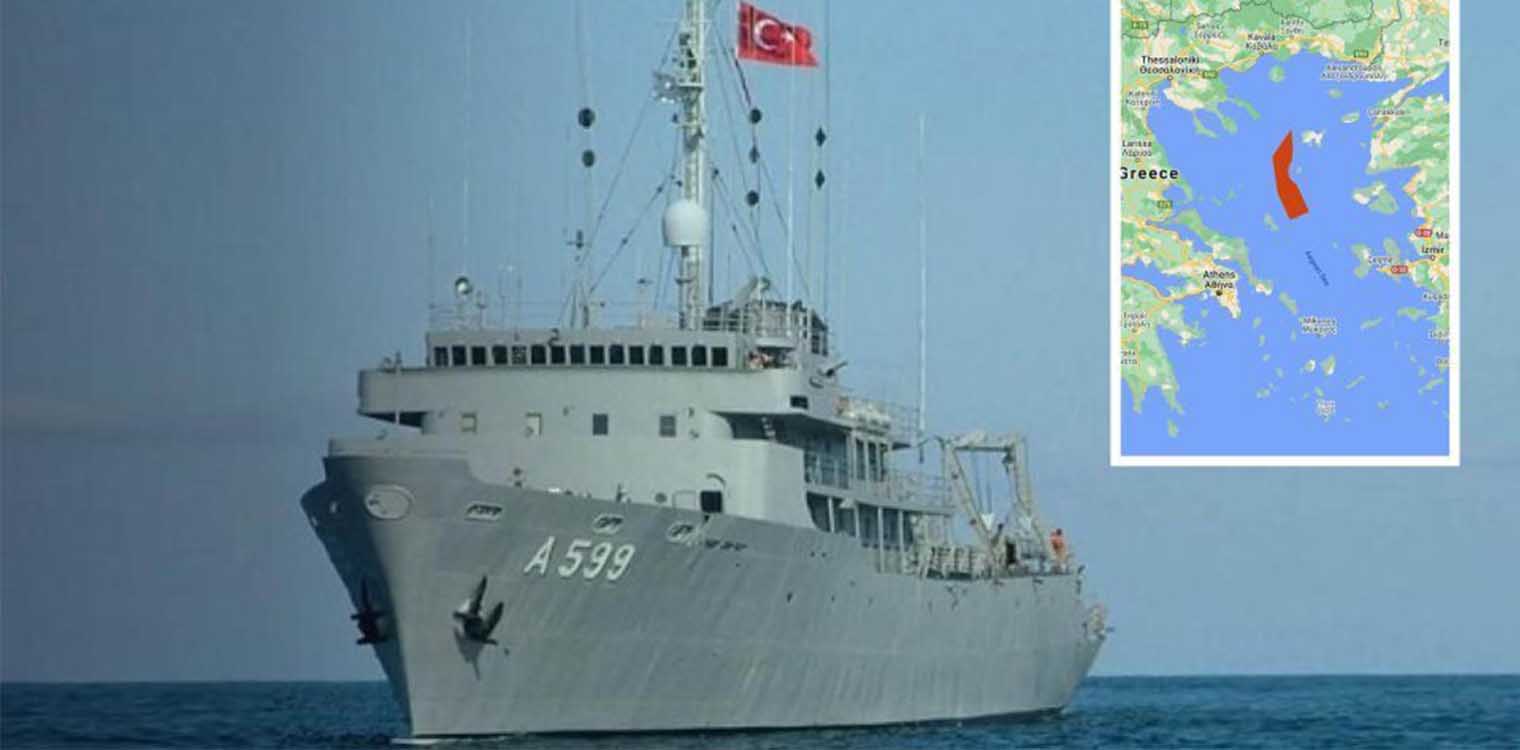 Στο Αιγαίο Πέλαγος χωρίς στίγμα το «Τσεσμέ»