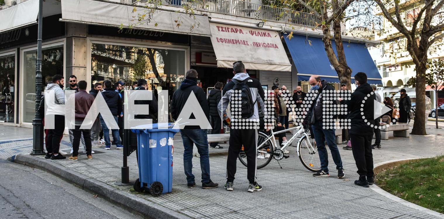 Πύργος: Συγκέντρωση διαμαρτυρίας για τα “κόκκινα” μέτρα του κορωνοϊού στην πλατεία Ιατρίδη