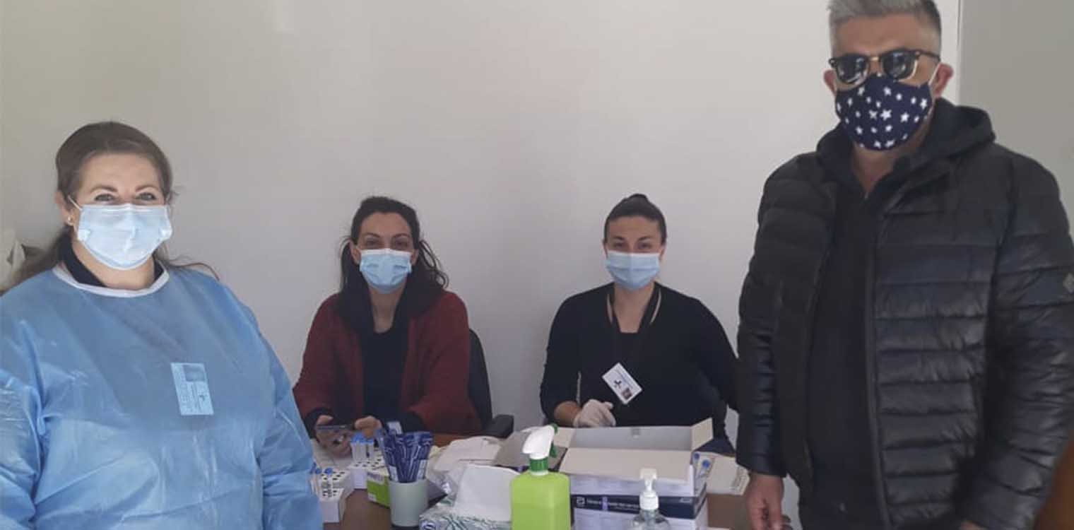 Δήμος Πύργου: Ολοκληρώθηκαν τα rapid tests covid 19 στο Σκουροχώρι - Βρέθηκε 1 θετικό δείγμα