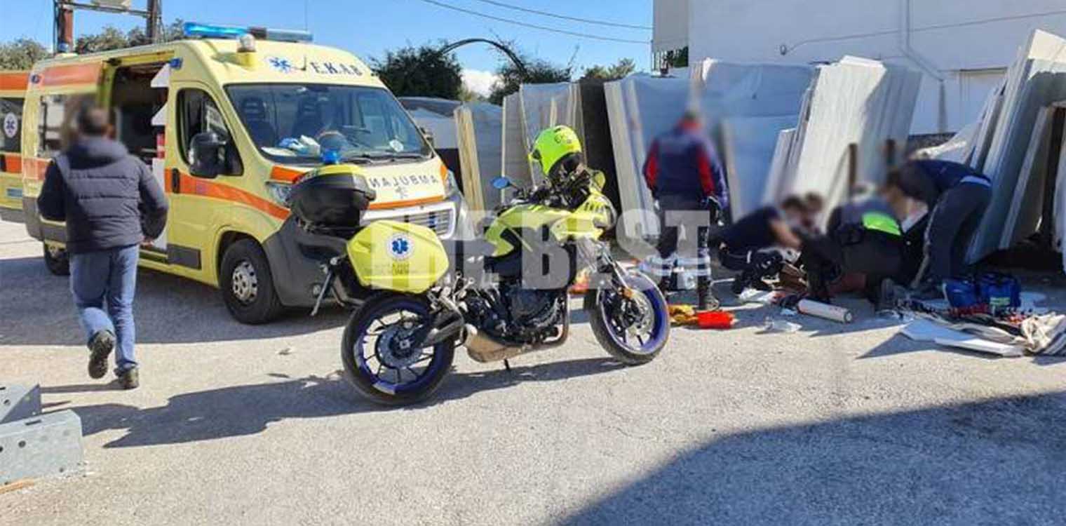 Πάτρα: 53χρονος καταπλακώθηκε από μάρμαρα - Σε πολύ σοβαρή κατάσταση